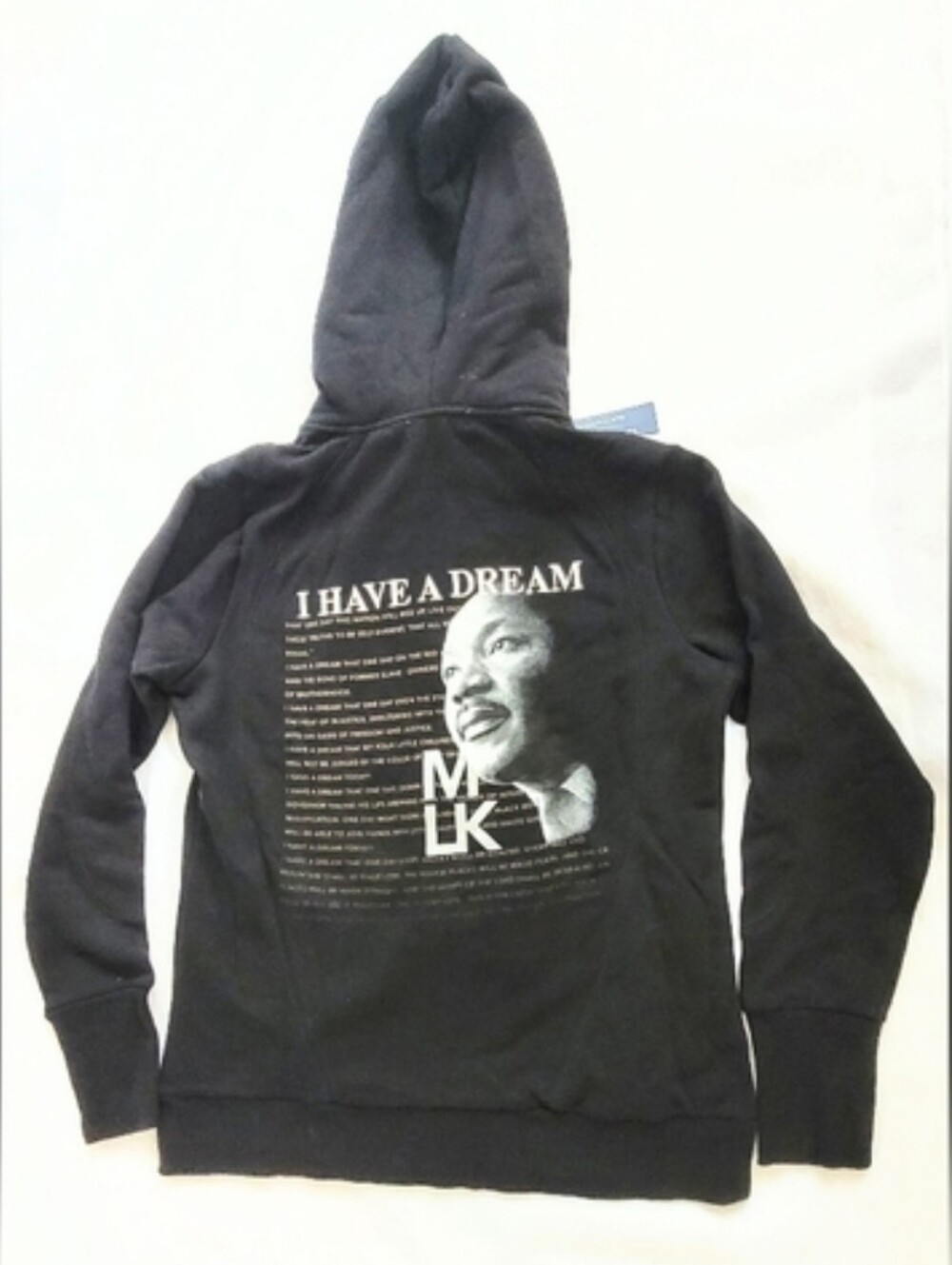 NWT! MLK I Have a Dream Workout  Fall Jacket Women's Fitness Gym Hoodie Medium